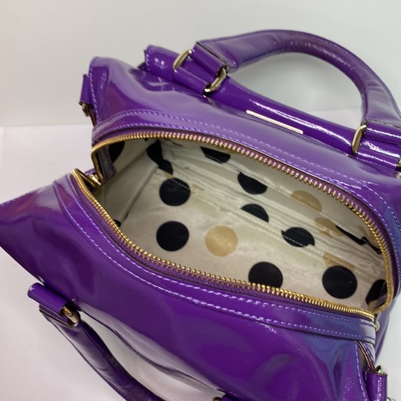 Kate Spade ♠️♠️♠️ Rare Camilla Street Purple Squared Cross Body Purse, Handbag - Picture 14 of 17